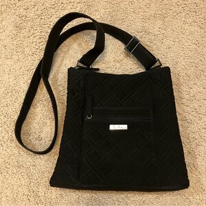 Vera Bradley Black Quilted Crossbody Bag